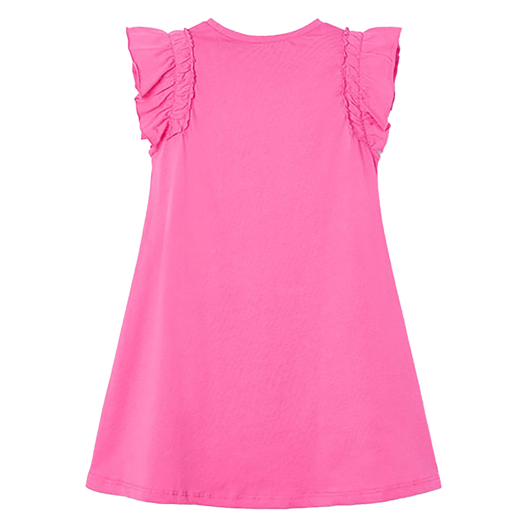Mayoral Girls Summer Icecream Ruffle Sundress & Bag Set X 2 - Fuchsia Pink.