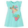 Picture of Mayoral Girls Summer Icecream Ruffle Sundress & Bag Set X 2 - Aqua Blue