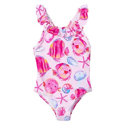 Picture of Mayoral Girls Summer Sealife Swimsuit - Magenta Pink