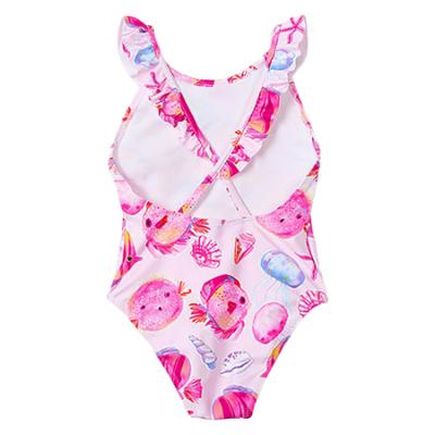 Picture of Mayoral Girls Summer Sealife Swimsuit - Magenta Pink
