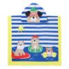 Picture of Mayoral Boys Summer Puppies Towel Poncho - Blue Multi