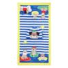 Picture of Mayoral Boys Summer Puppies Towel Poncho - Blue Multi
