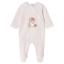 Picture of Mayoral Newborn Girls  Front Opening Teddy & Polka Babygrow  - Baby Rose Pink