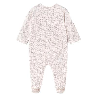 Picture of Mayoral Newborn Girls  Front Opening Teddy & Polka Babygrow  - Baby Rose Pink