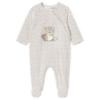 Picture of Mayoral Newborn Girls  Front Opening Teddy & Polka Babygrow  - Beige Polka 
