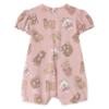 Picture of Mayoral Newborn Girls Jersey Teddy & Bunny Romper - Baby Rose Pink