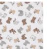 Picture of Mayoral Newborn Baby Unisex Teddy & Bunny Muslin Swaddle - Beige Grey