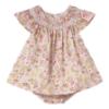 Picture of Mayoral Newborn Girls Summer Smocked Floral Strawberry Dress & Panties Set  X 2 - Pink
