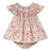 Picture of Mayoral Newborn Girls Summer Smocked Floral Strawberry Dress & Panties Set  X 2 - Pink