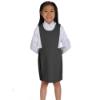 Picture of Schoolwear Girls Bib Pinafore - Grey
