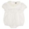 Picture of Sarah Louise Baby Girls Lace Plumetti Romper & Bonnet Set X 2 - Ivory 
