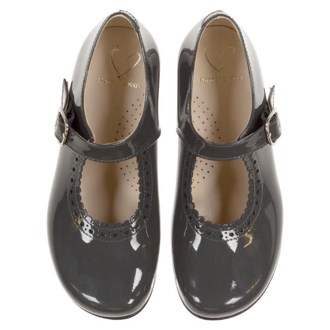 Picture of Panache Mary Jane Patent - Dark Grey 