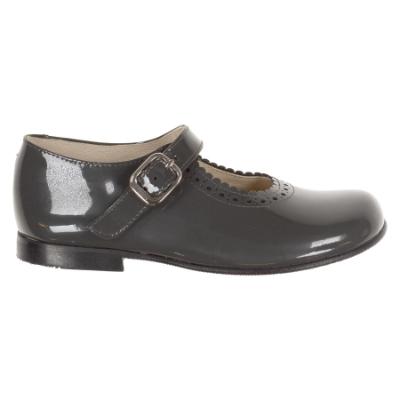 Picture of Panache Mary Jane Patent - Dark Grey 