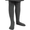 Picture of Schoolwear Girls Cotton Rich Plain Knit Tights - Black
