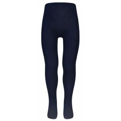 Picture of Schoolwear Girls Cotton Rich Plain Knit Tights - Navy Blue
