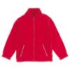Picture of Schoolwear Girls Fleece Jacket With Reflective Strip - Red
