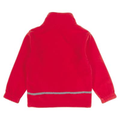Picture of Schoolwear Girls Fleece Jacket With Reflective Strip - Red