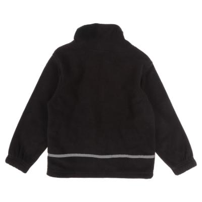 Picture of Schoolwear Girls Fleece Jacket With Reflective Strip - Black