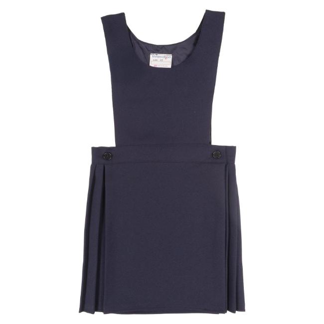 Picture of Schoolwear Girls Bib Pinafore - Navy Blue