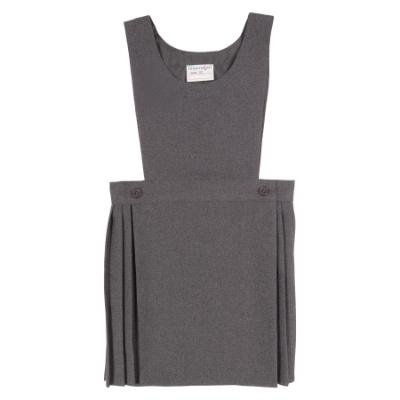 Picture of Schoolwear Girls Bib Pinafore - Grey