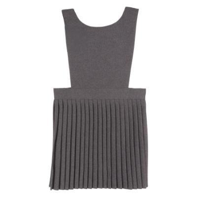 Picture of Schoolwear Girls Bib Pinafore - Grey