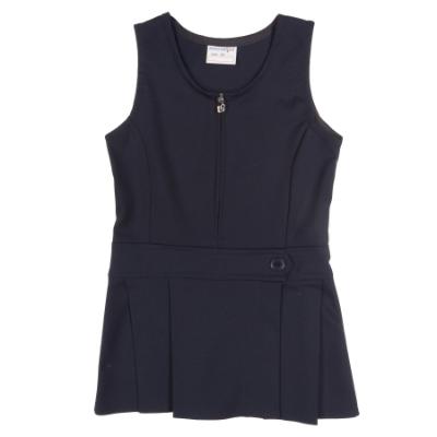 Picture of Schoolwear Girls Stretch Pinafore - Navy Blue