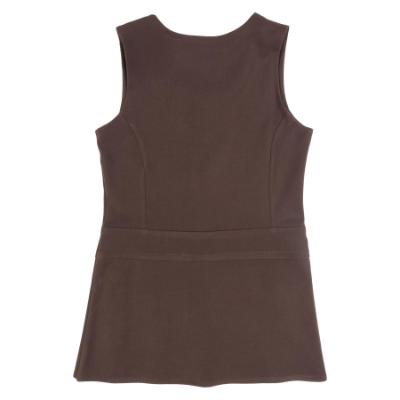 Picture of Schoolwear Girls Stretch Pinafore - Brown
