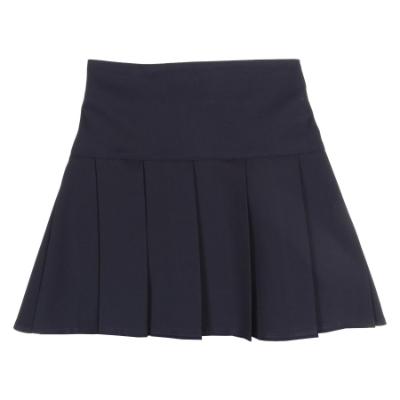 Picture of Schoolwear Girls Fan Pleats Skirt - Navy