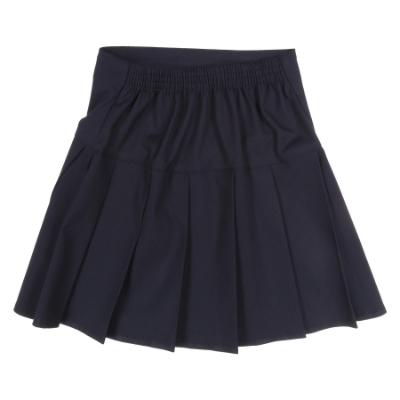 Picture of Schoolwear Girls Fan Pleats Skirt - Navy