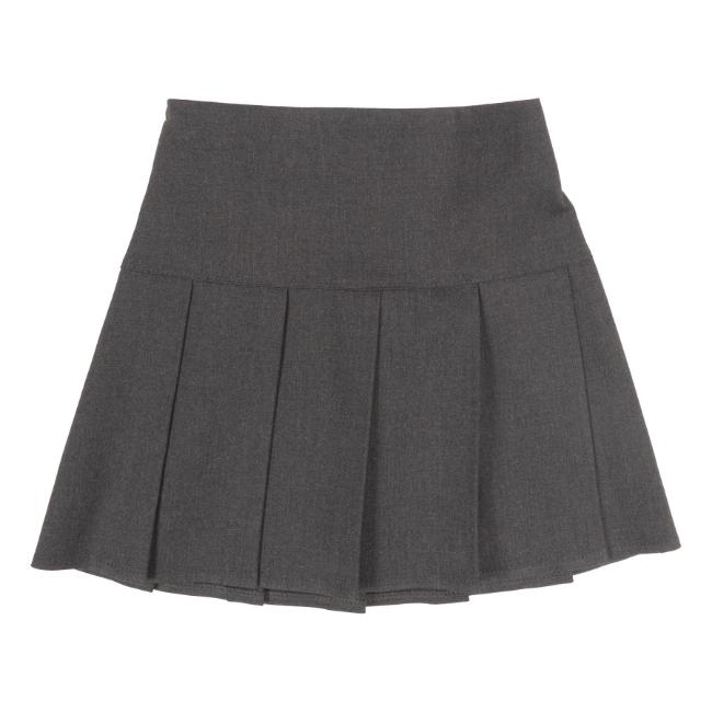 Picture of Schoolwear Girls Fan Pleats Skirt - Grey
