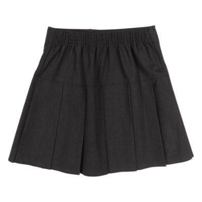 Picture of Schoolwear Girls Fan Pleats Skirt - Grey