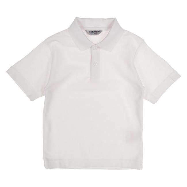Picture of Schoolwear Girls Short Sleeve Polo Shirt - White