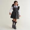 Picture of PRE ORDER Caramelo Kids Girls Ruffle Ribbon Knee High Socks - Grey