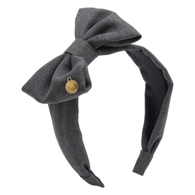 Picture of PRE ORDER Caramelo Kids Girls School Hair Bow Headband - Grey