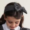 Picture of PRE ORDER Caramelo Kids Girls School Hair Bow Headband - Grey