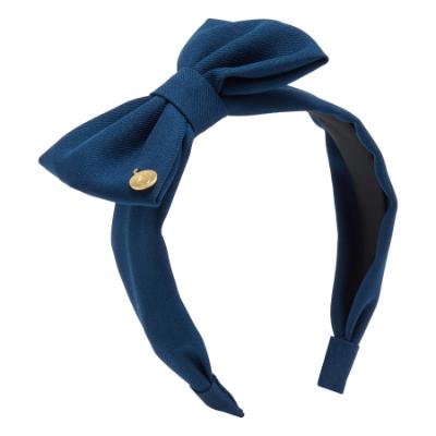 Picture of PRE ORDER Caramelo Kids Girls School Hair Bow Headband - Navy