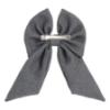 Picture of PRE ORDER Caramelo Kids Girls School Hair Clip Bow - Grey