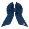 Picture of PRE ORDER Caramelo Kids Girls School Hair Clip Bow - Navy