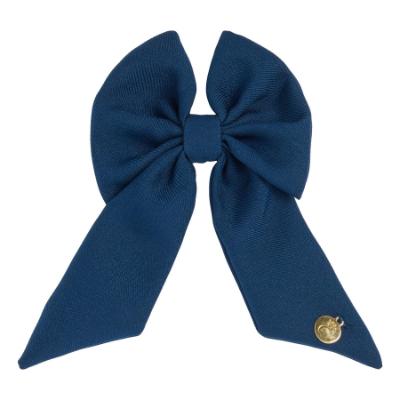 Picture of PRE ORDER Caramelo Kids Girls School Hair Clip Bow - Navy