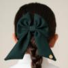 Picture of PRE ORDER Caramelo Kids Girls School Hair Clip Bow - Bottle Green