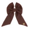 Picture of PRE ORDER Caramelo Kids Girls School Hair Clip Bow - Brown