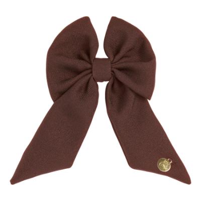 Picture of PRE ORDER Caramelo Kids Girls School Hair Clip Bow - Brown