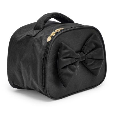 Picture of PRE ORDER Caramelo Kids Glitter Lunch Box With Padded Bow - Black Glitter