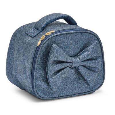 Picture of Caramelo Kids Glitter Lunch Box With Padded Bow - Navy Glitter