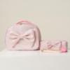 Picture of PRE ORDER Caramelo Kids Glitter Lunch Box With Padded Bow - Pink Glitter