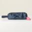 Picture of Caramelo Kids Glitter Pencil Case With Padded Bow - Navy Glitter