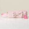 Picture of PRE ORDER Caramelo Kids Glitter Pencil Case With Padded Bow - Pink Glitter