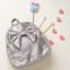 Picture of Caramelo Kids Glitter School Bag With Bow - Grey Glitter