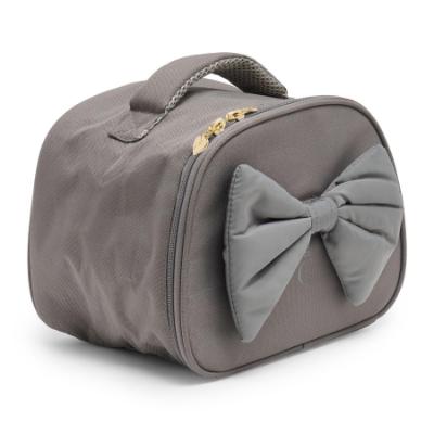 Picture of PRE ORDER Caramelo Kids Lunch Box With Contrasting Padded Bow - Grey