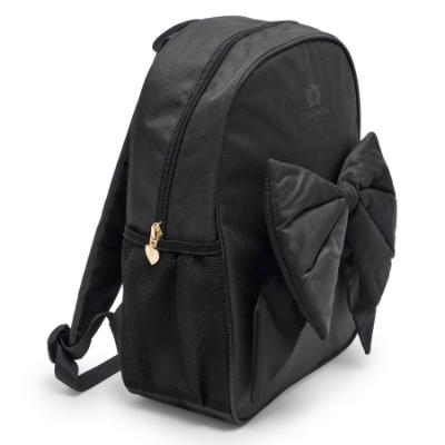 Picture of PRE ORDER Caramelo Kids School Bag With Contrasting Bow - Black